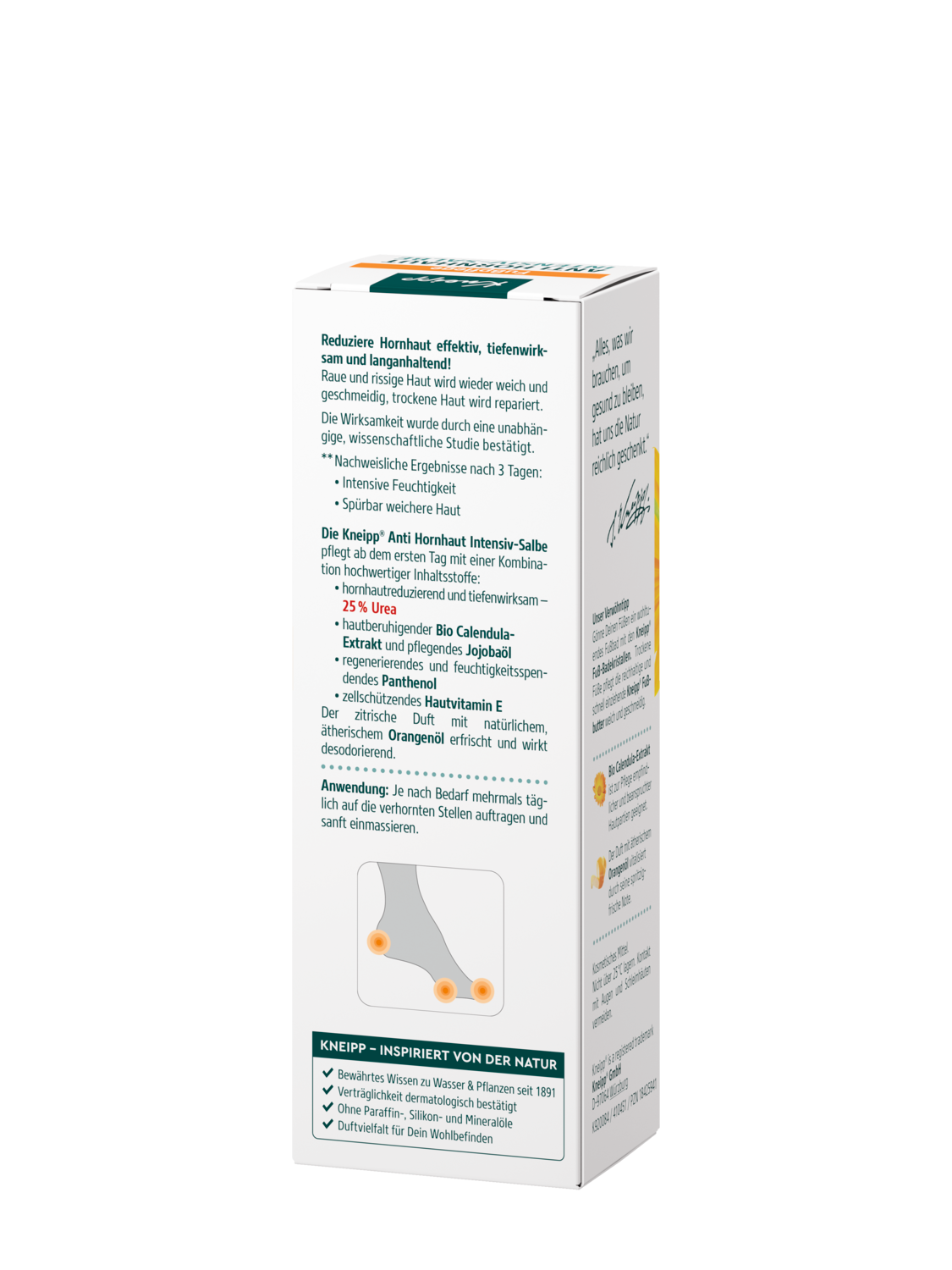 Kneipp Anti Hornhaut Intensiv Salbe 75ml - R&uuml;ckansicht