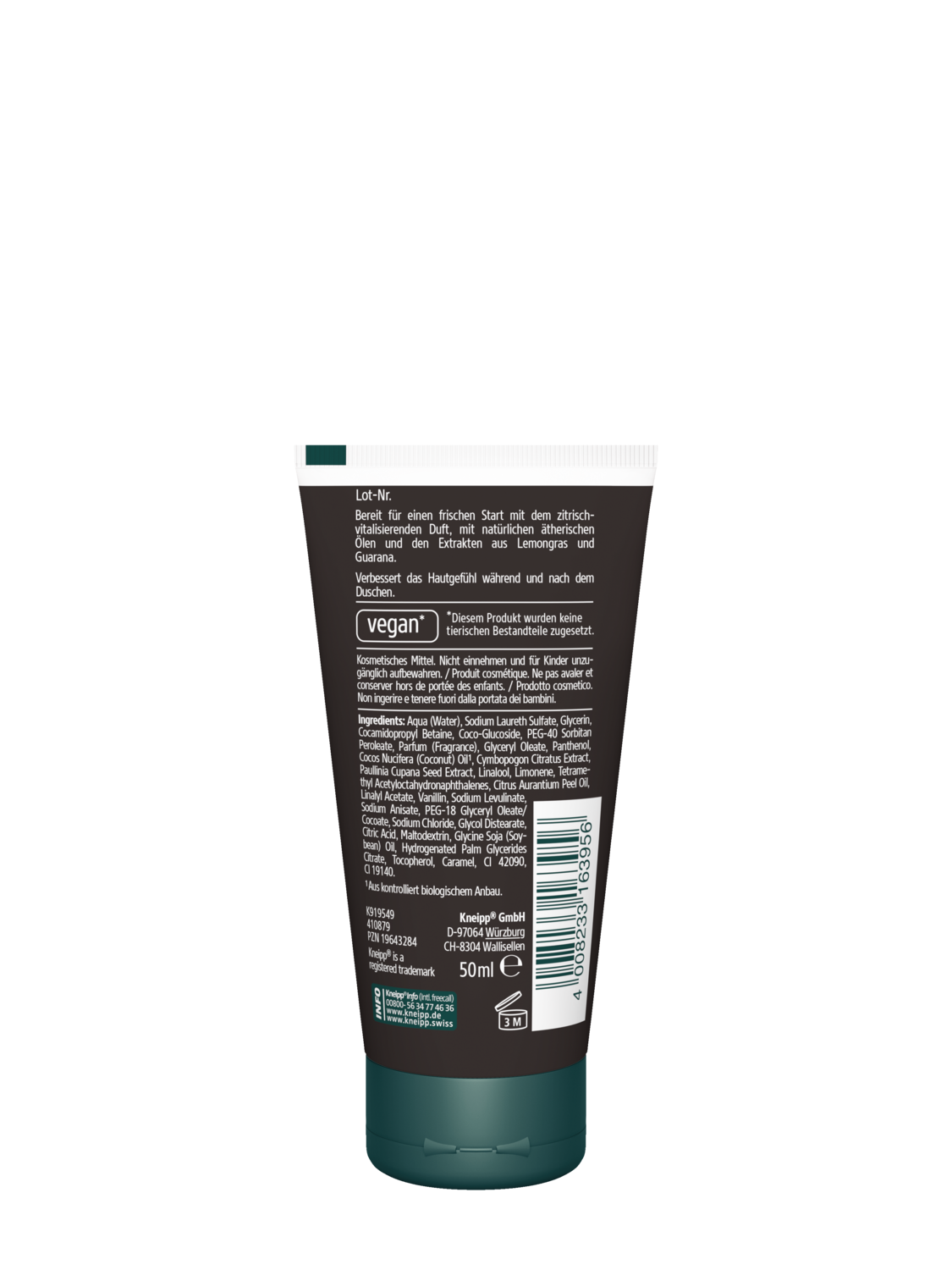 Kneipp 3in1 Dusche Startklar - R&uuml;ckansicht