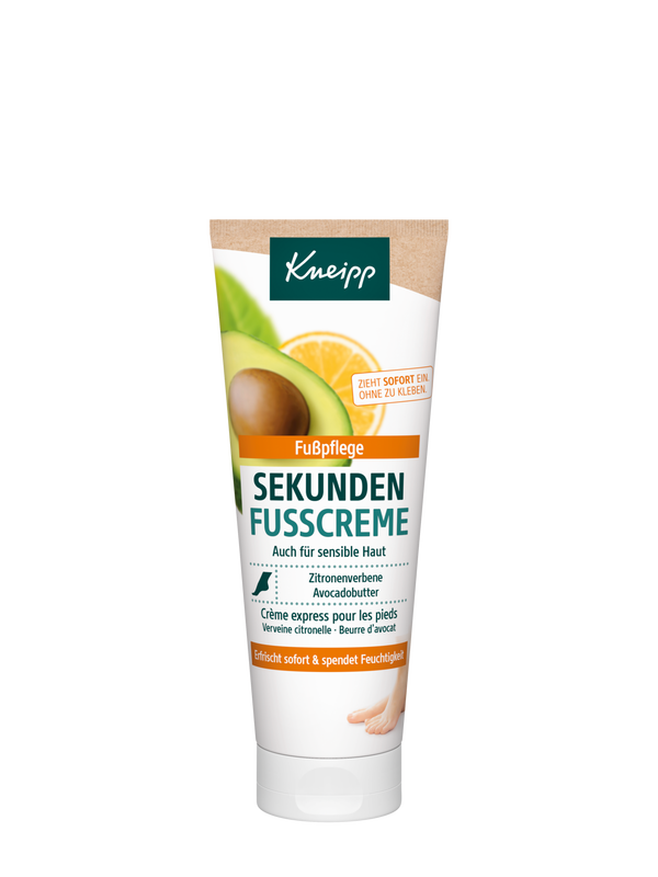 Sekunden Fußcreme