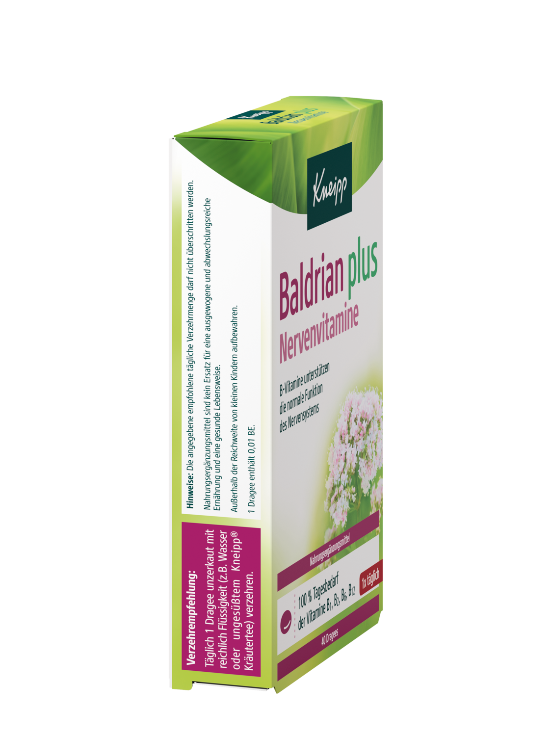 Kneipp Baldrian Plus Nervenvitamine 40STK - Rechte Ansicht