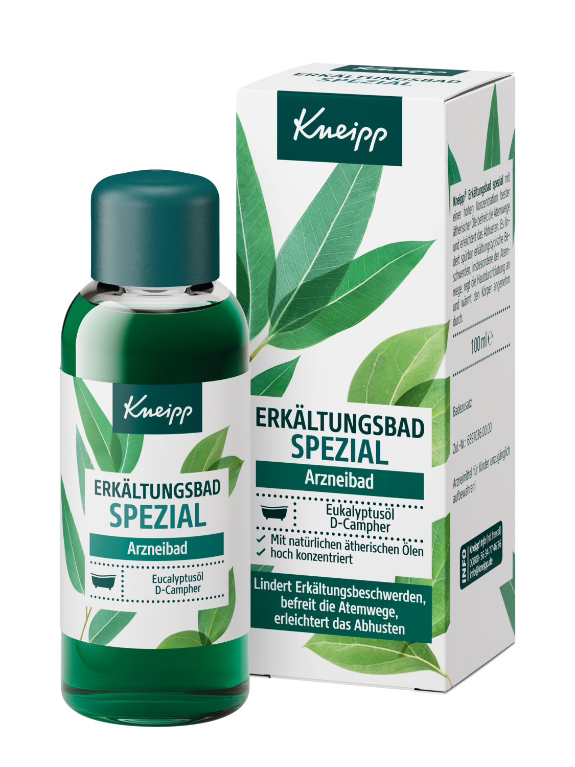 Kneipp Arzneibad Erk&auml;ltungsbad Spezial 100ml - Vorderansicht