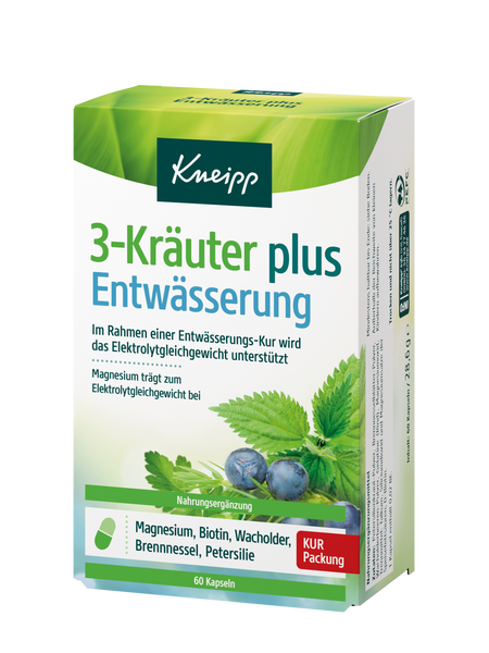 3-Kräuter plus Entwässerung - Vorderansicht