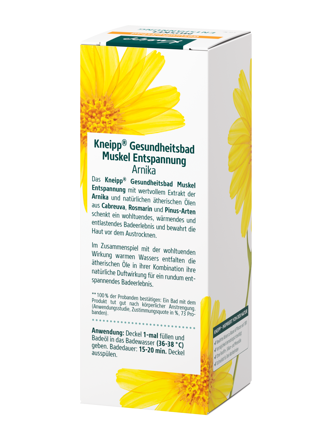 Gesundheitsbad Muskel Entspannung - R&uuml;ckansicht