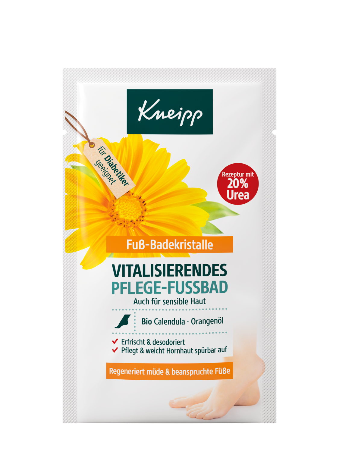 Vitalisierendes Pflege-Fu&szlig;bad - Vorderansicht