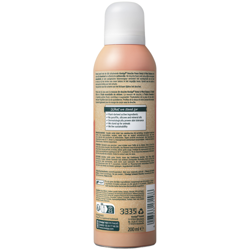 Schaum-Dusche Body & Mind Balance - Rückansicht