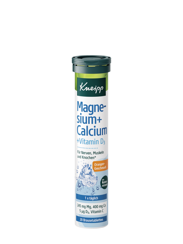 Magnesium + Calcium + D3 Brausetabletten