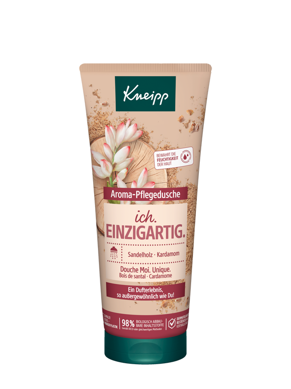Aroma-Pflegedusche Ich. Einzigartig.