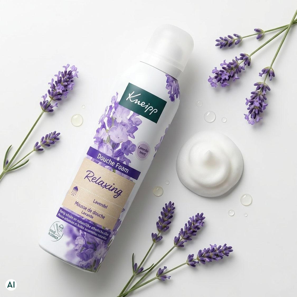 Schaum-Dusche Relaxing - R&uuml;ckansicht