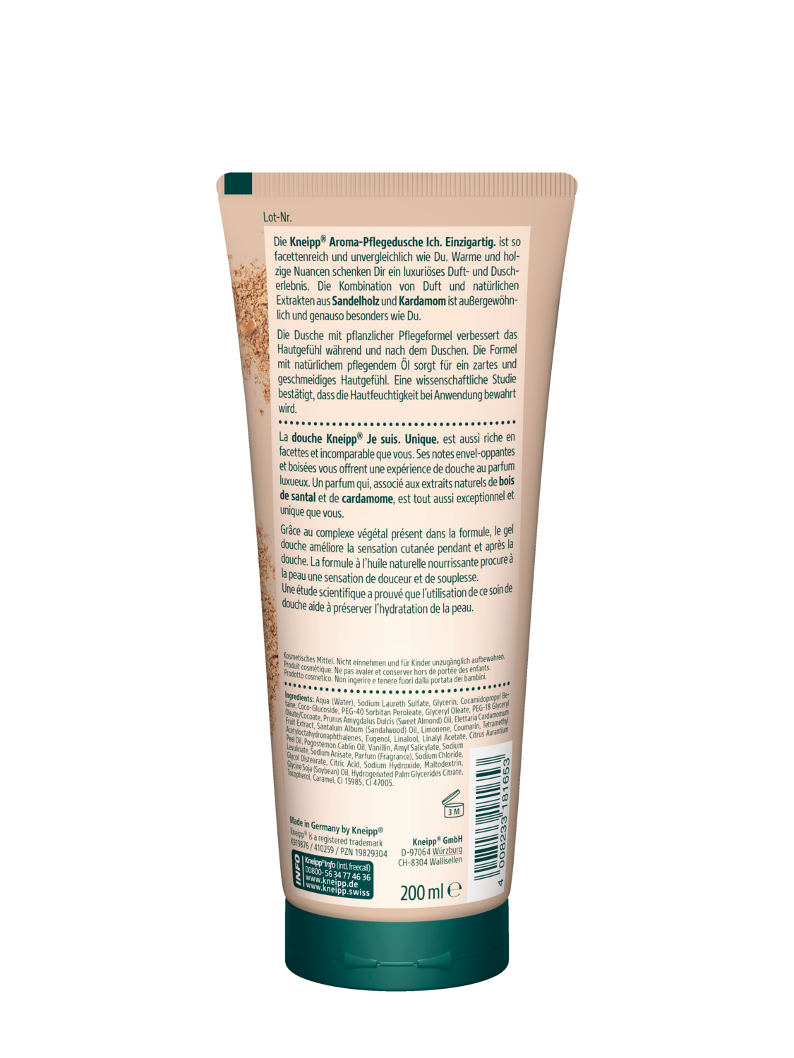 Aroma-Pflegedusche Ich. Einzigartig. - R&uuml;ckansicht