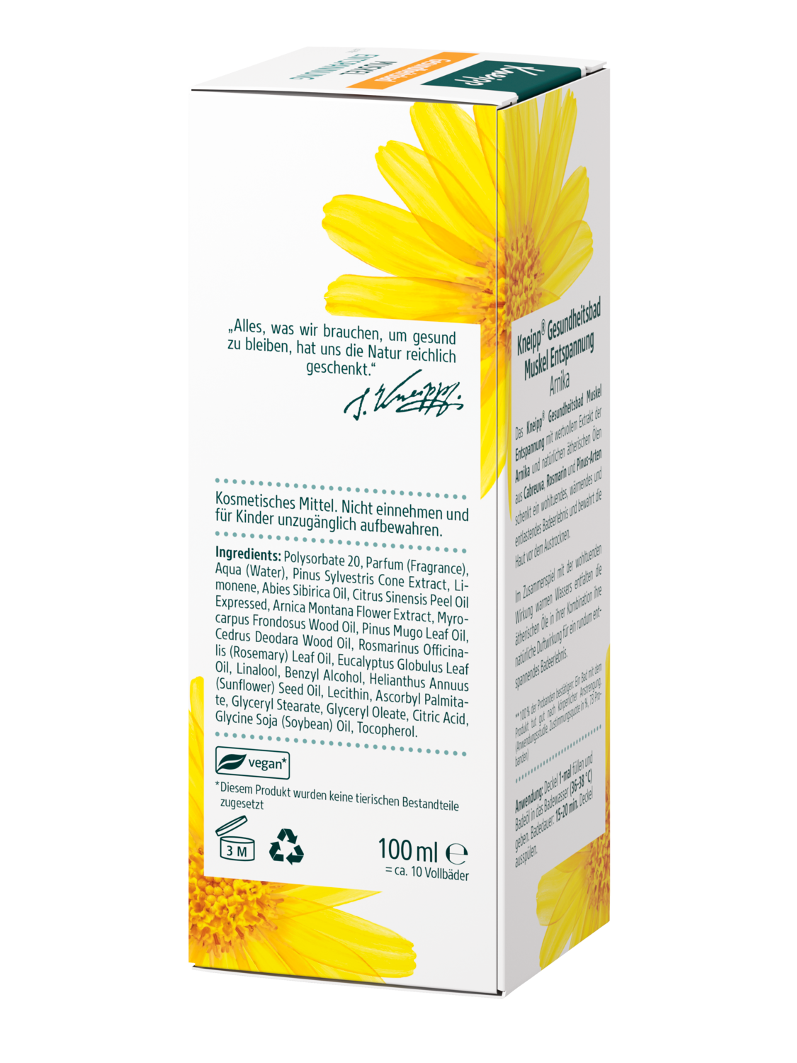 Gesundheitsbad Muskel Entspannung - Linke Ansicht