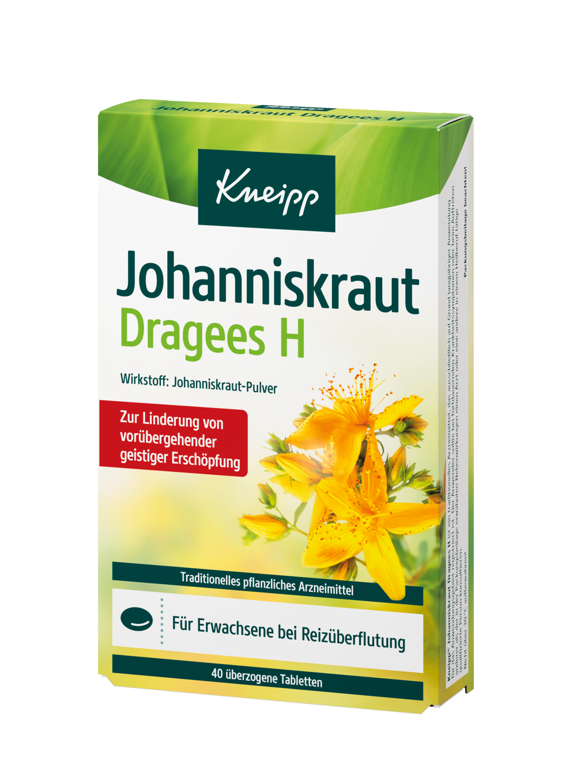 Kneipp Johanniskraut Dragees H - Vorderansicht