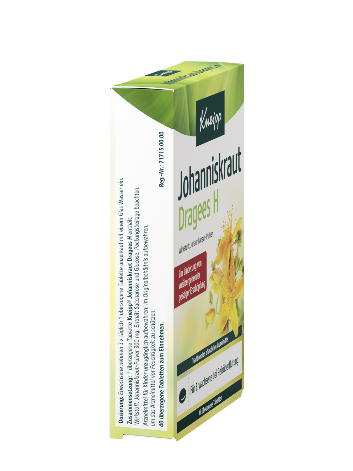 Kneipp Johanniskraut Dragees H - Rechte Ansicht