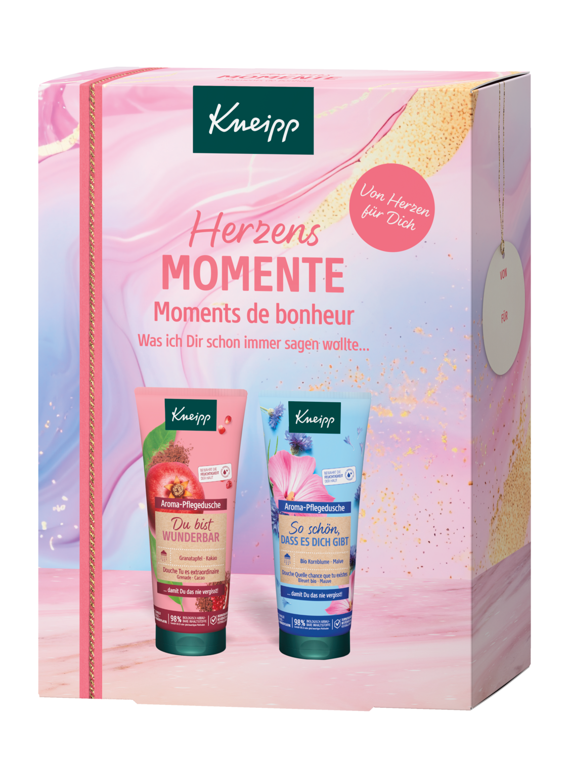 Kneipp Geschenkset Herzensmomente - Vorderansicht