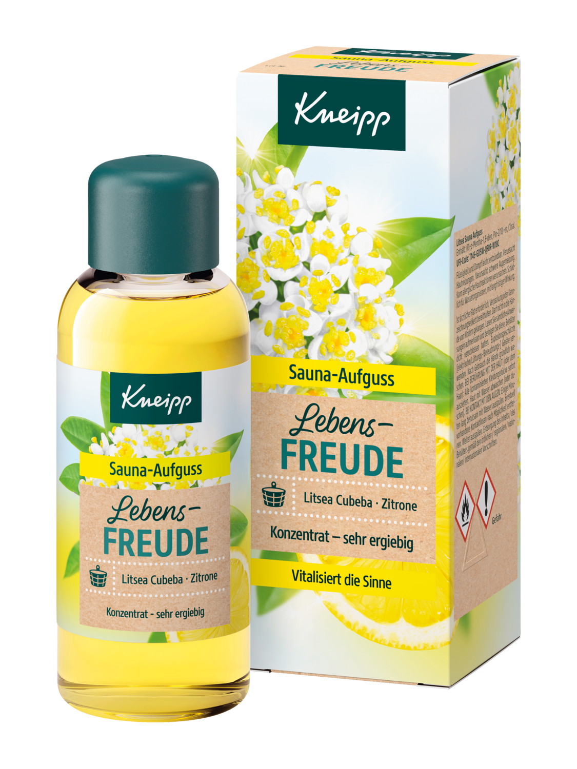 Sauna-Aufguss Lebensfreude - Vorderansicht