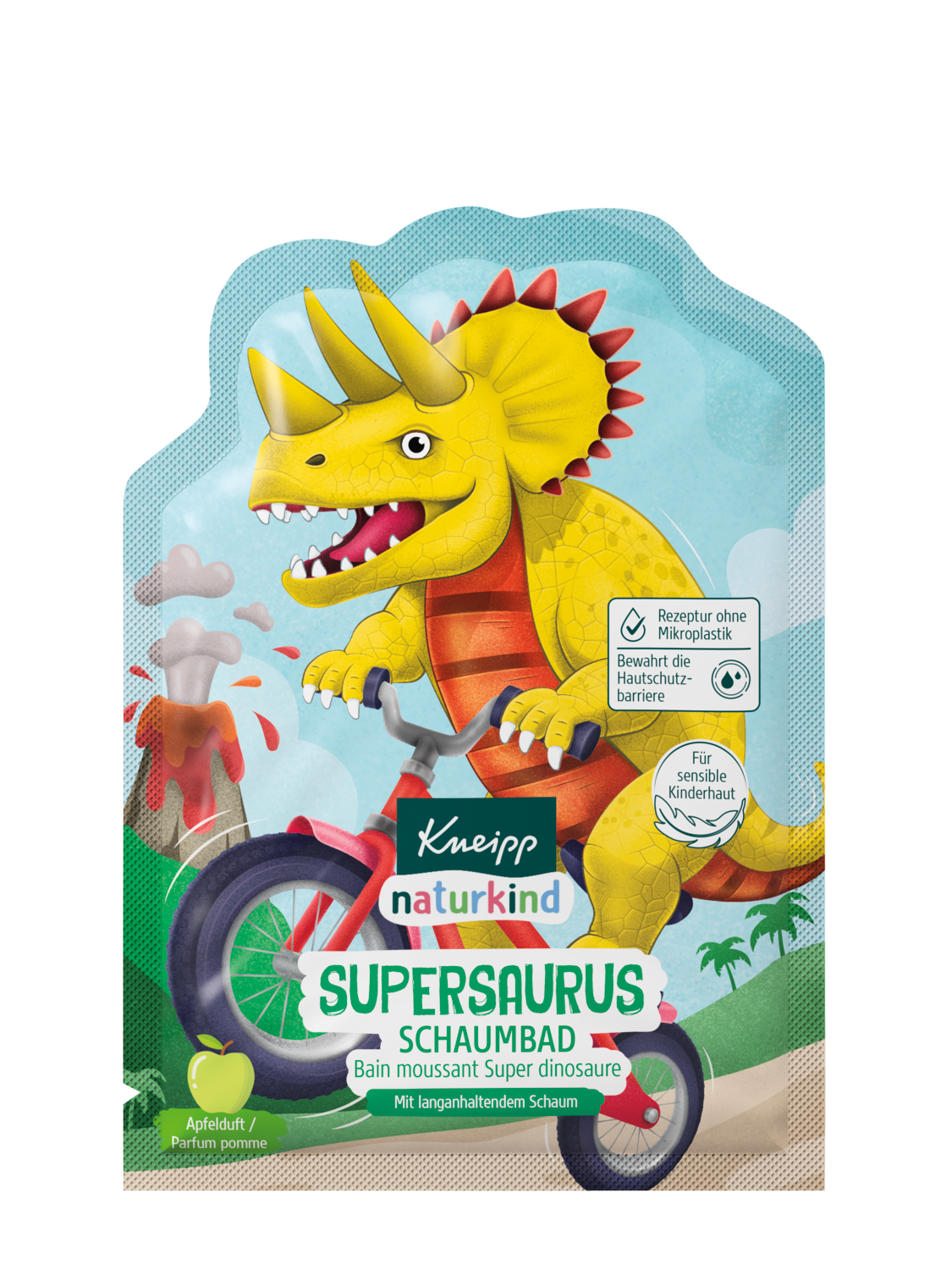 Naturkind Schaumbad Supersaurus - Linke Ansicht