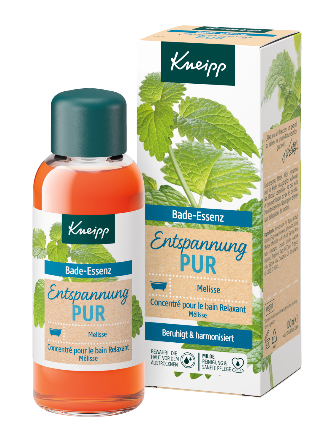 Kneipp Bade-Essenz Entspannung Pur 100ml - Vorderansicht