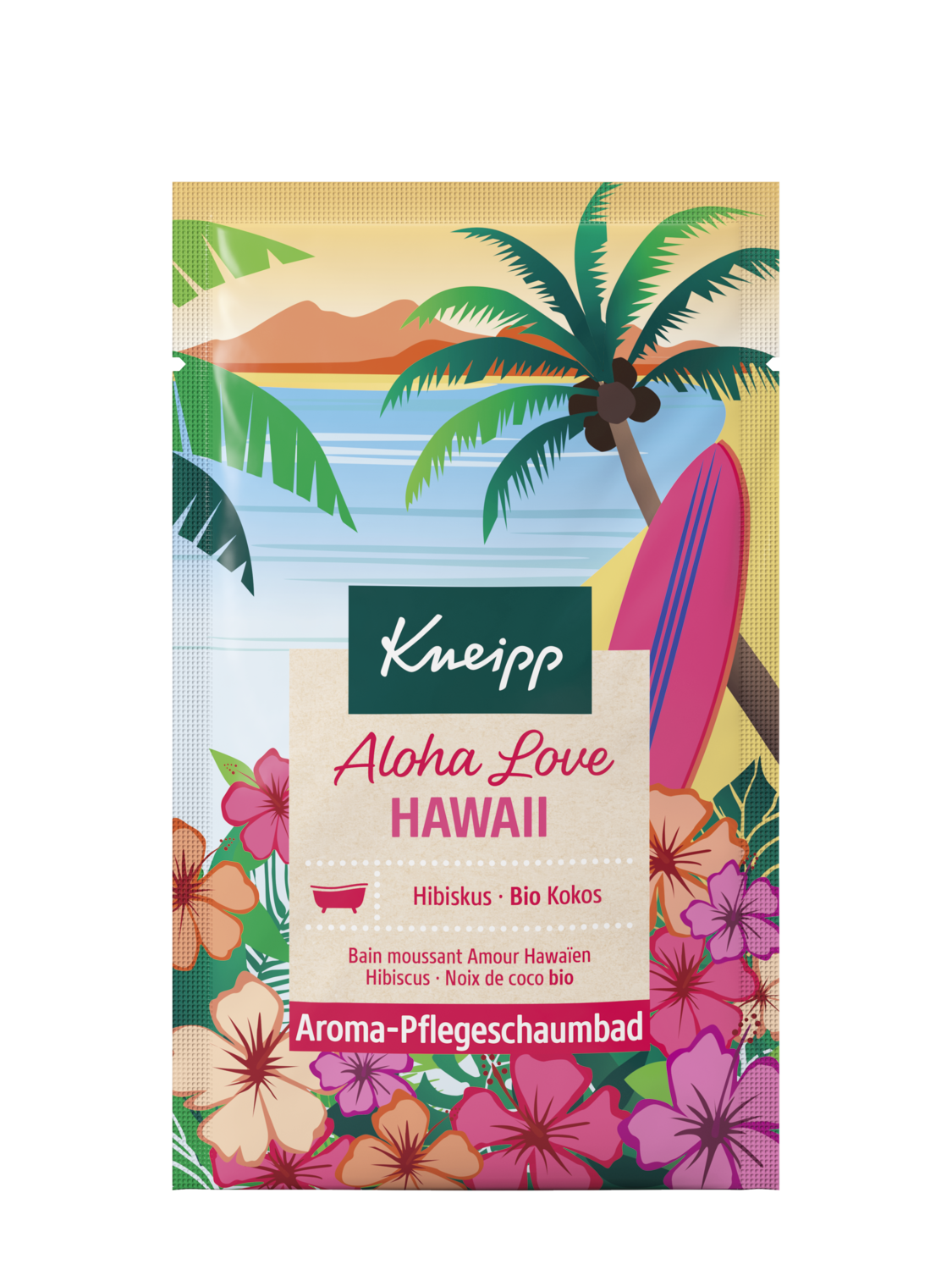 Kneipp Aroma-Pflegeschaumbad Aloha Love Hawaii - Vorderansicht