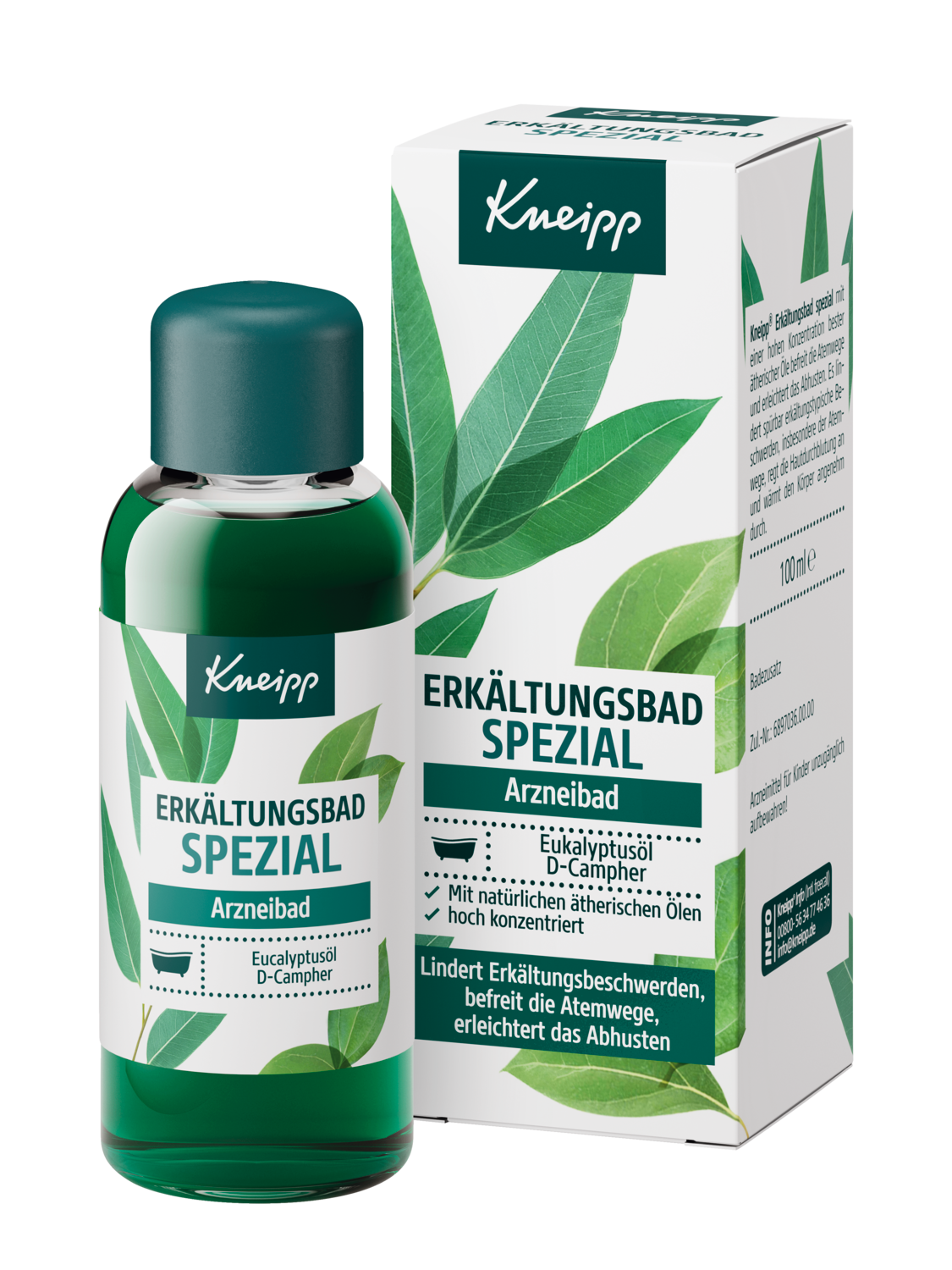 Kneipp Arzneibad Erk&auml;ltungsbad Spezial 100ml - Vorderansicht