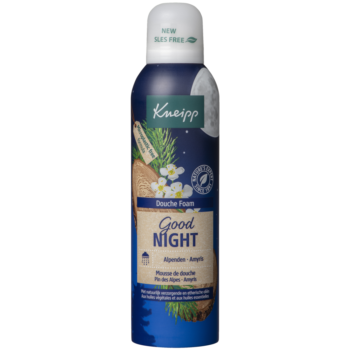 Schaum-Dusche Good Night - Vorderansicht