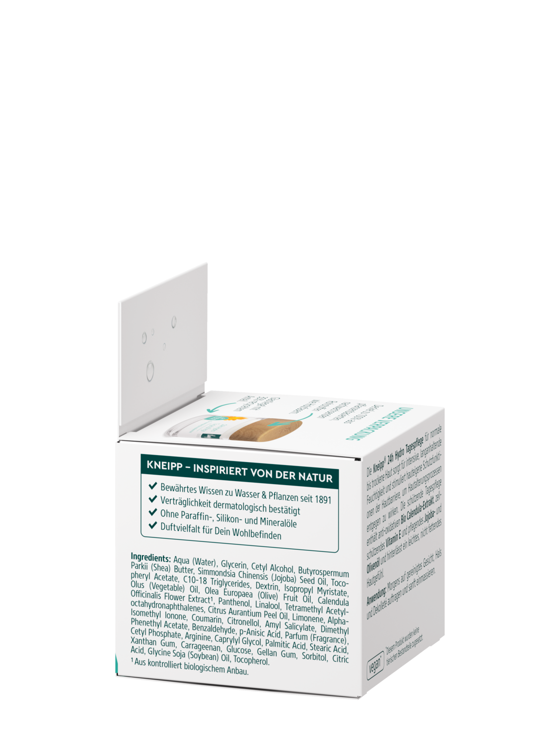 24h Hydro Tagespflege - Linke Ansicht