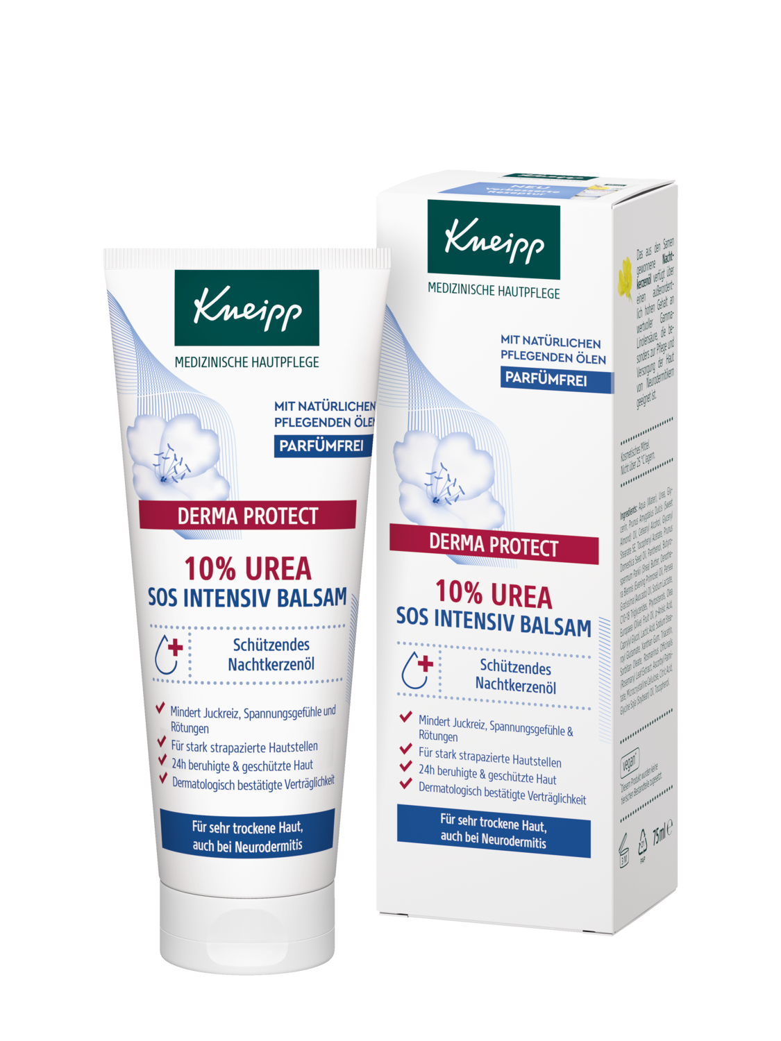 Kneipp Intensiv Balsam Derma Protect 75ML - Vorderansicht