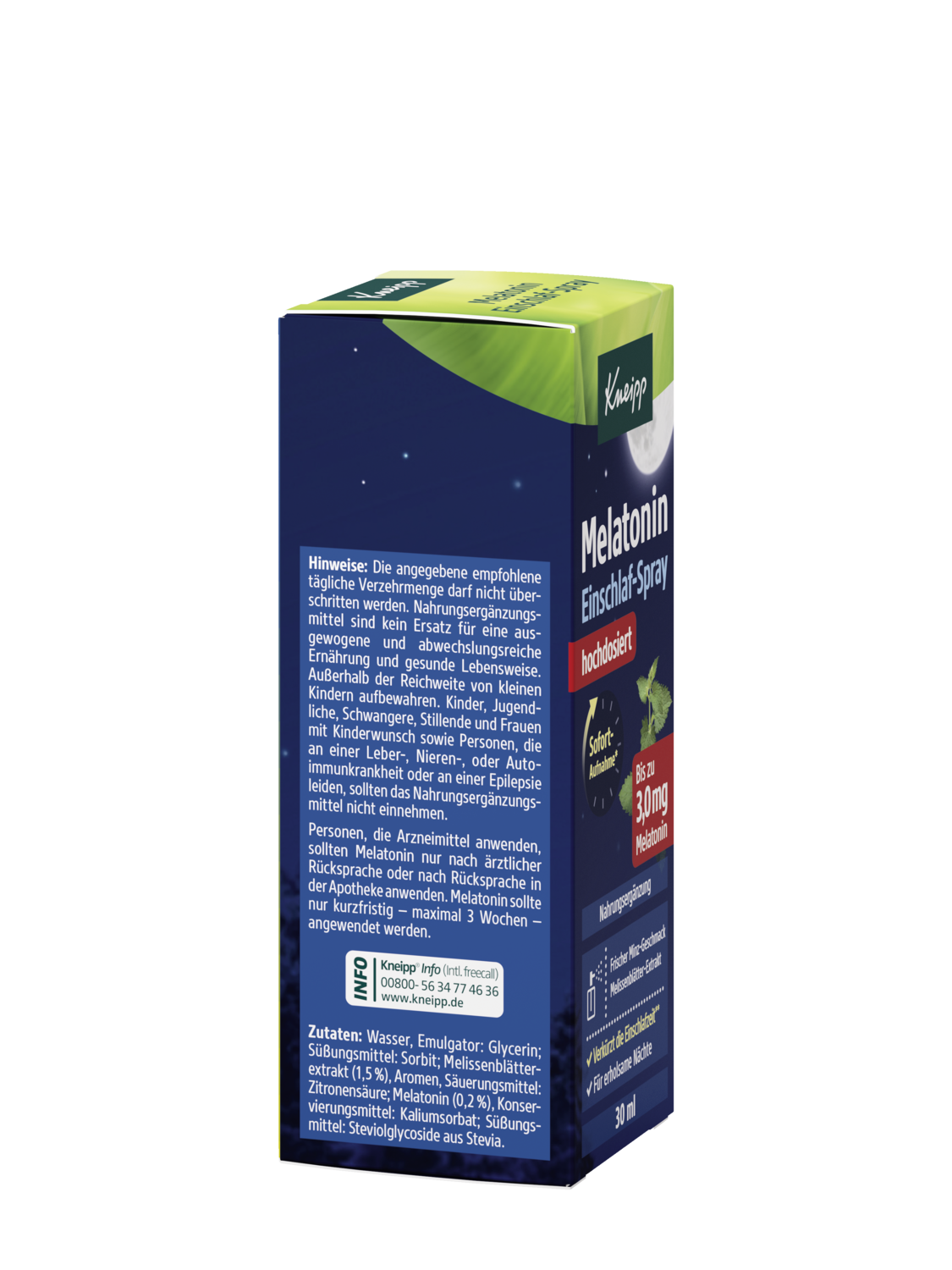 Melatonin Einschlaf-Spray - Rechte Ansicht