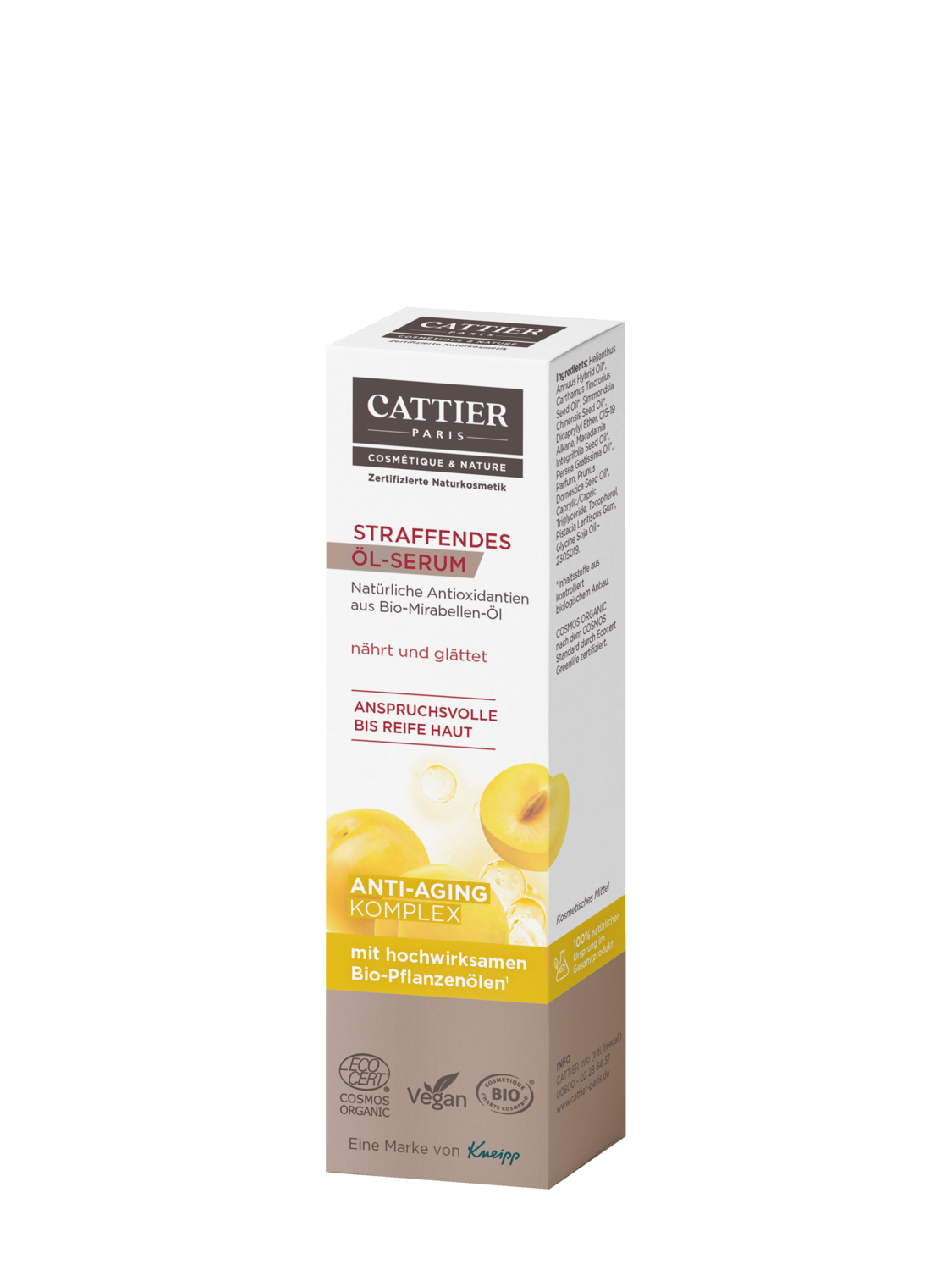 Cattier Straffendes &Ouml;l-Serum - Linke Ansicht