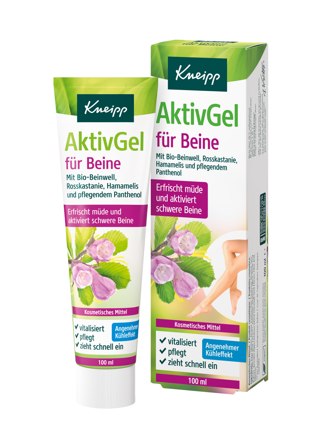 Aktiv Gel f&uuml;r Beine - Vorderansicht