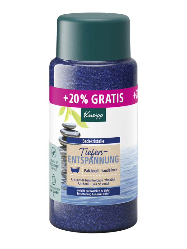Badekristalle Tiefenentspannung