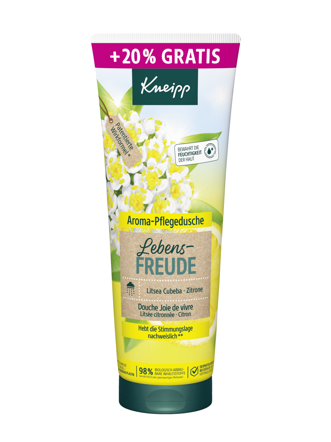 Aroma-Pflegedusche Lebensfreude + 20% gratis - Vorderansicht