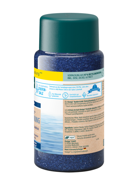 Badekristalle Tiefenentspannung - Rechte Ansicht