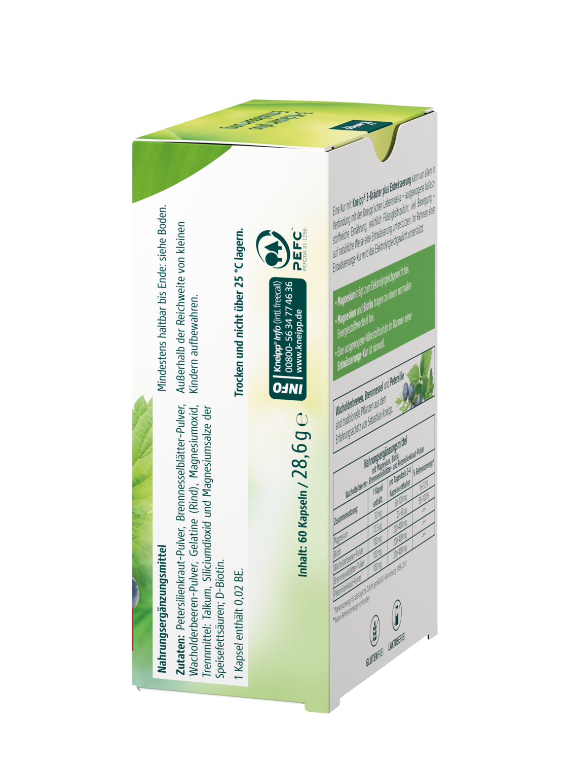 3-Kr&auml;uter plus Entw&auml;sserung - Linke Ansicht