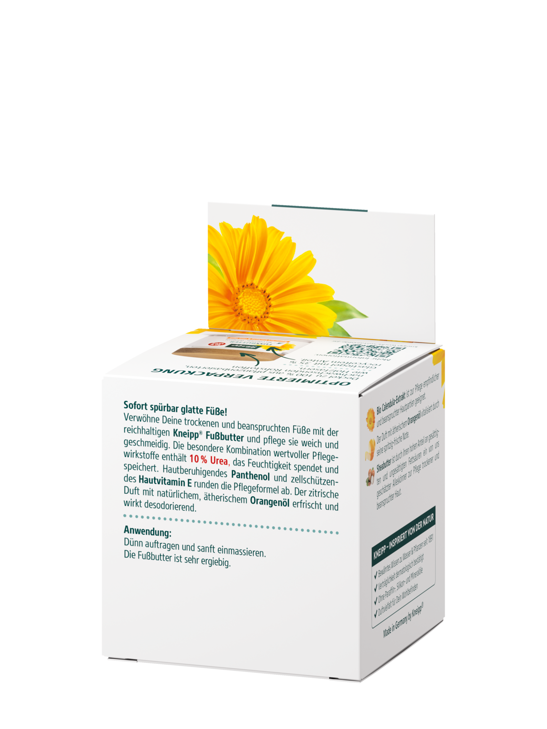 Kneipp Regenerierende Fu&szlig;butter 100ml  - R&uuml;ckansicht