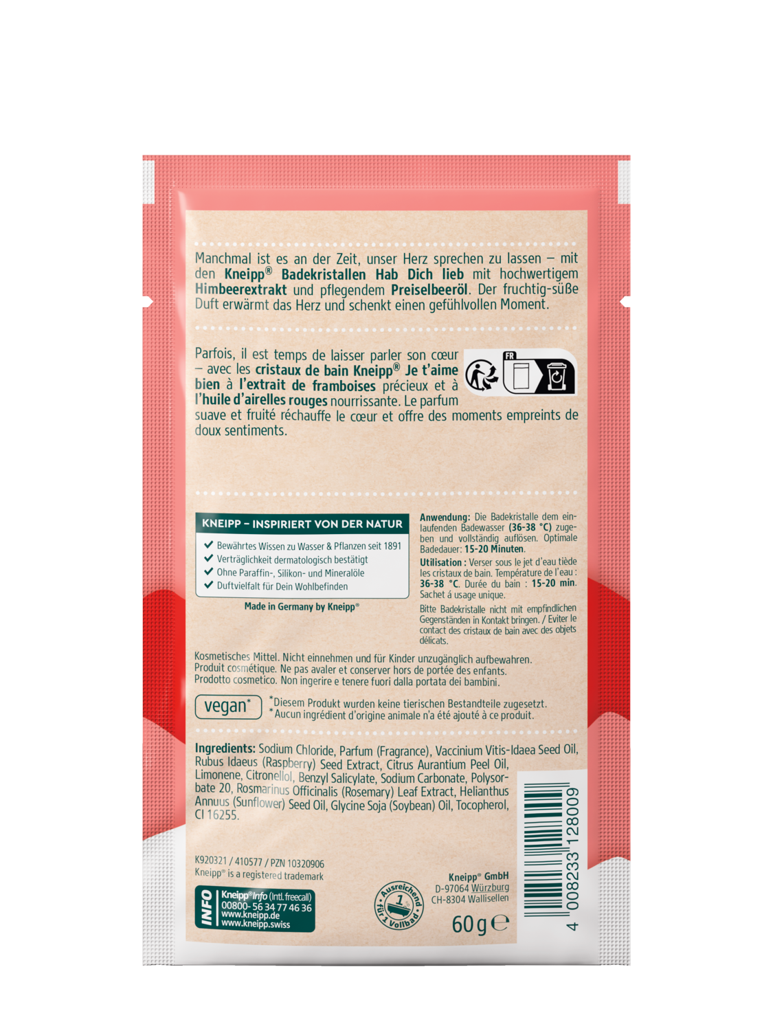 Badekristalle Hab Dich lieb - R&uuml;ckansicht