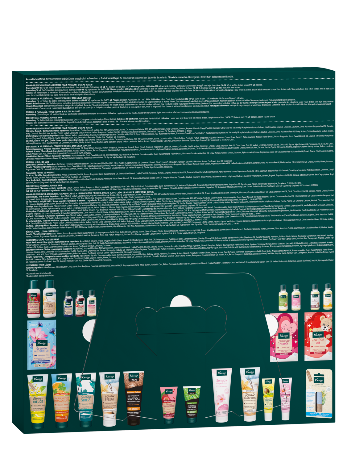 Kneipp Adventskalender 2025 - R&uuml;ckansicht