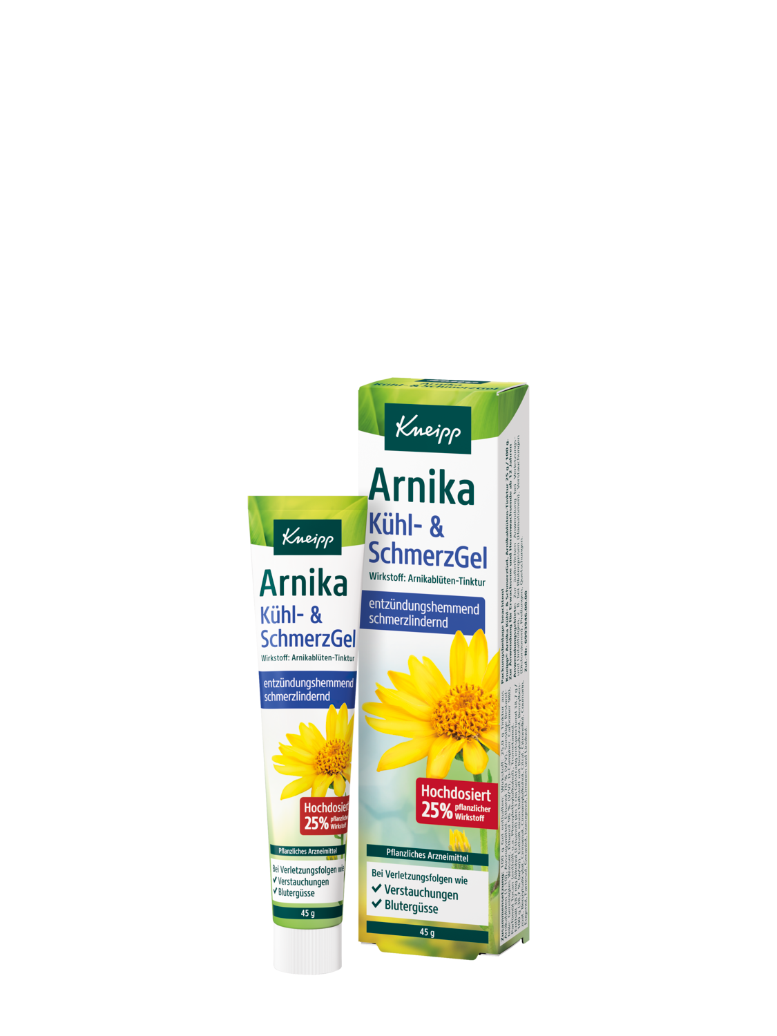 Arnika K&uuml;hl- und Schmerz Gel - Vorderansicht