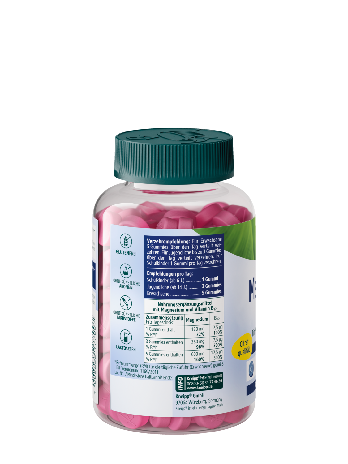 Magnesium + B12 Gummies - R&uuml;ckansicht