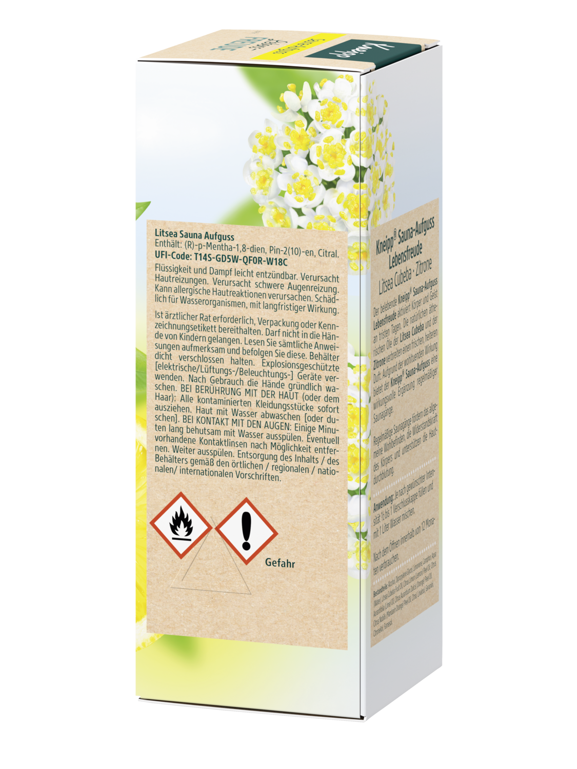 Kneipp Sauna-Aufguss Lebensfreude 100ml - Linke Ansicht
