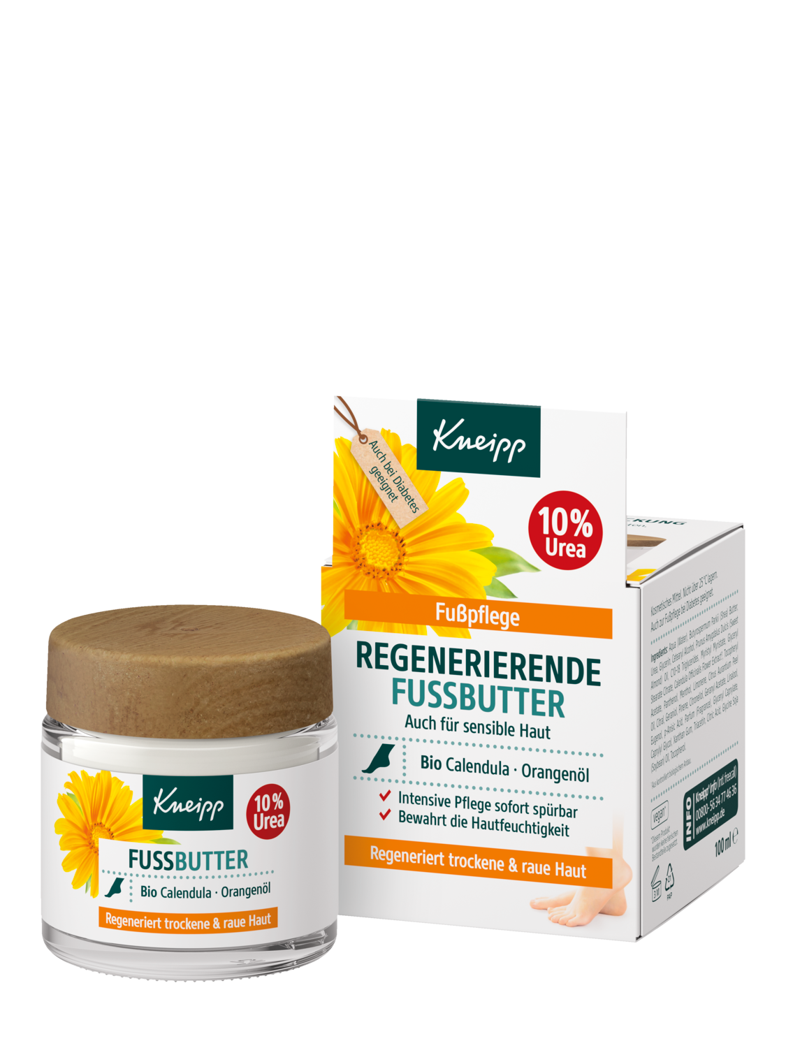 Kneipp Regenerierende Fu&szlig;butter 100ml  - Vorderansicht