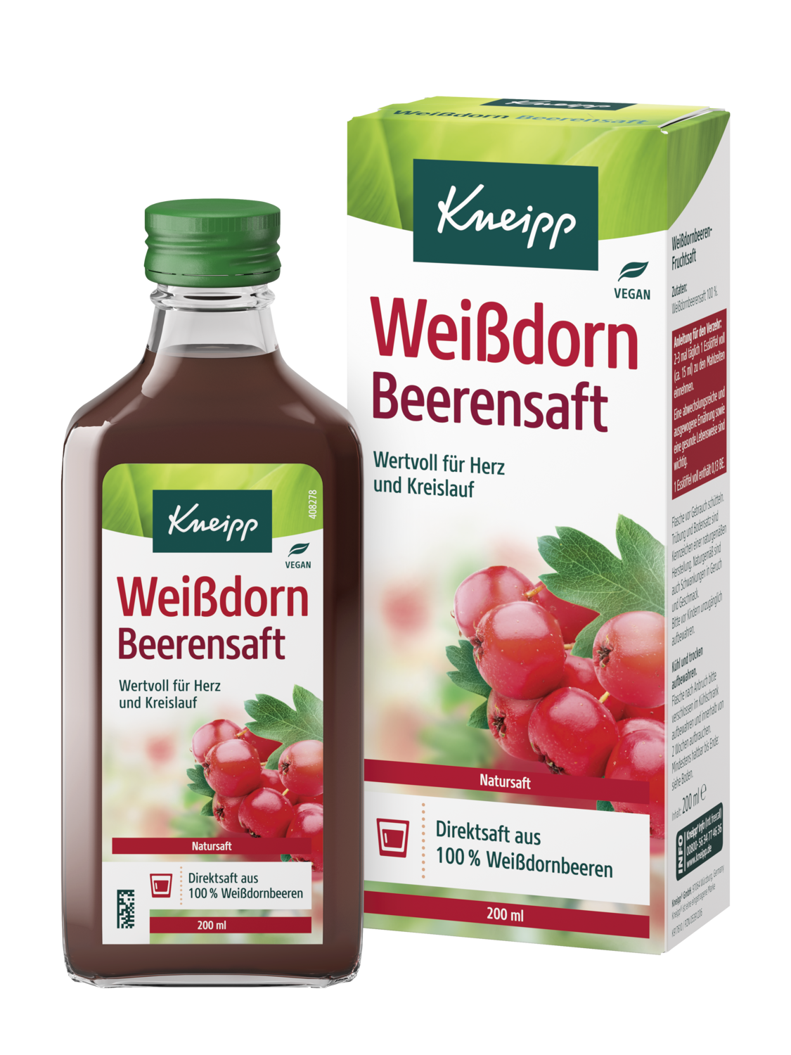 Wei&szlig;dorn Beerensaft - Vorderansicht