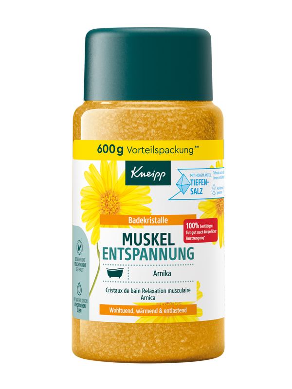 Badekristalle Muskel Entspannung
