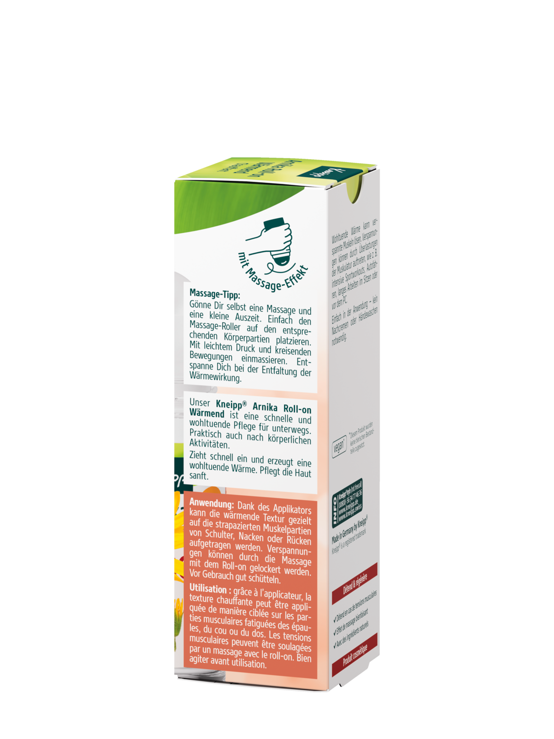 Kneipp Arnika RollOn Waermend 50ml - Linke Ansicht
