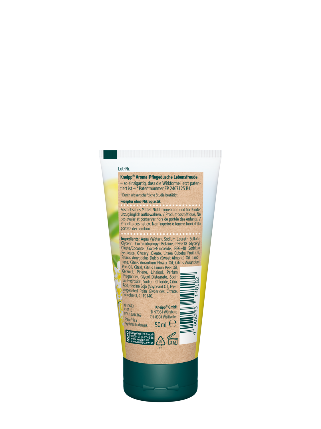 Aroma-Pflegedusche Lebensfreude - R&uuml;ckansicht