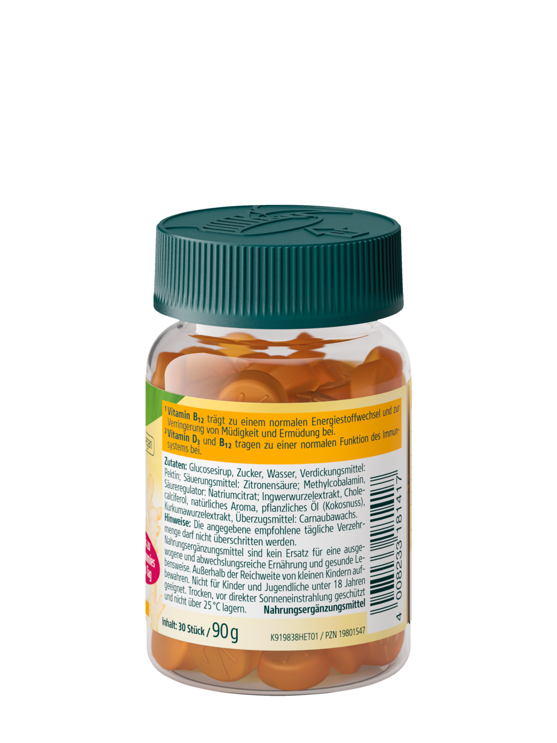 D3 + B12 Gummies - Rechte Ansicht