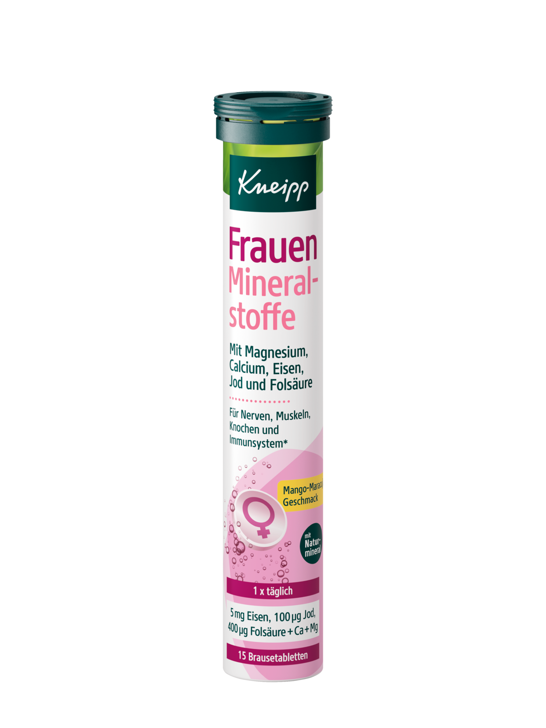 Frauen Mineralstoffe Brausetabletten - Vorderansicht