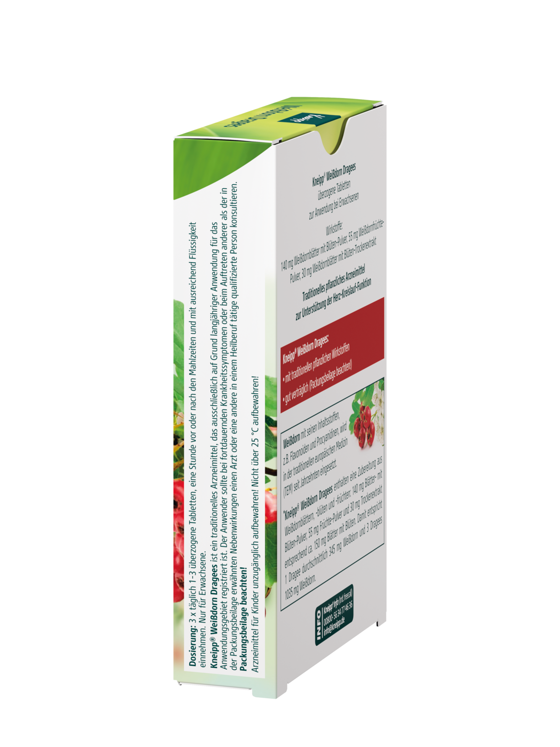 Kneipp Wei&szlig;dorn Dragees - Linke Ansicht
