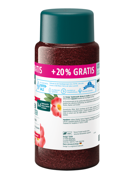 Badekristalle Rücken & Schulter - Rechte Ansicht