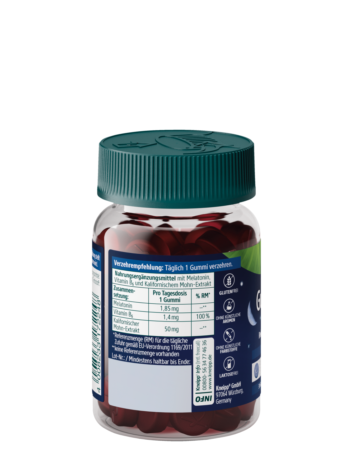 Kneipp Gute Nacht Gummies - R&uuml;ckansicht