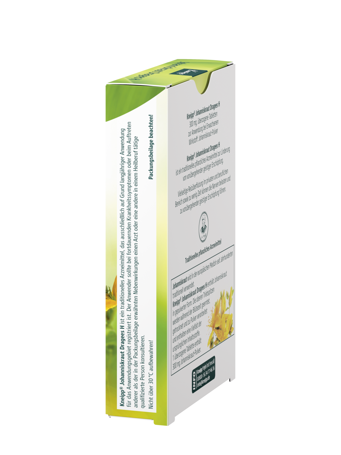 Kneipp Johanniskraut Dragees H - Linke Ansicht