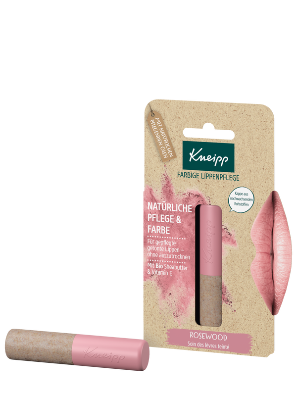 Farbige Lippenpflege Rosewood